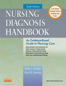 Nursing Diagnosis Handbook  An Evidence-Based Guide to Planning Care, 10e ( PDFDrive )