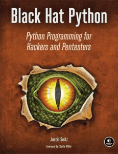 Black-Hat-Python -Python-Programming-for-Hackers-and-Pentesters