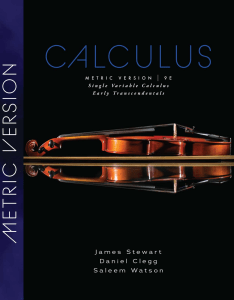 James Stewart, Daniel K. Clegg, Saleem Watson - Single Variable Calculus  Early Transcendentals, Metric Version (2020, Cengage Learning) - libgen.li