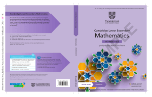 Cambridge Lower Secondary Mathematics Workbook 8-min