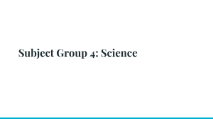 Groups 4  Science