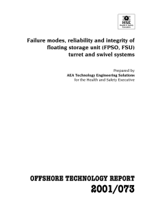 HSE Executive - Failure Modes, Reliability and Integrity of floating storage unit