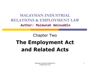 the employment act