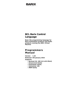 BCL Programmers Manual V1.20