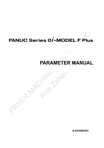 Fanuc Series 0i MODEL F Plus Parameter Manual B-64700EN 01