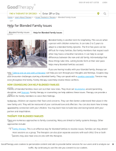 Learn About Blended Families and Blended Family Issues &n.. 