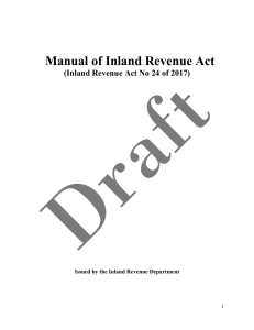 Guide to Inland Revenue Act