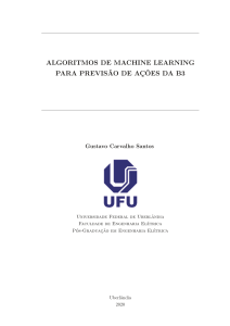 Algoritmos Machine Learning