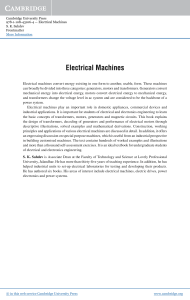 Electrical Machines - Cam+