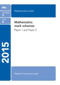 2015 KS2 L6 mathematics markscheme PDFA