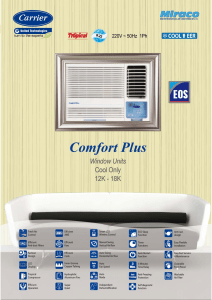 Sales Catalogue Comfort Plus Eng