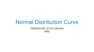 Normal distribution curve ppt