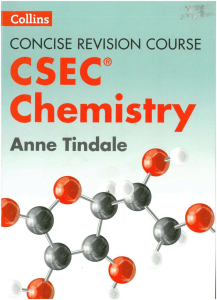 CSEC Chemistry Revision Course