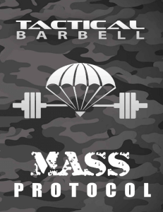 Tactical Barbell Mass