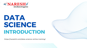Data Science Introduction - NareshIT