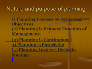types of plans