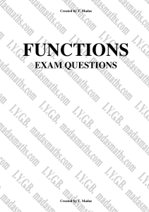 function exam questions