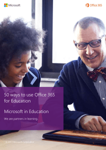 50 Ways to Use Office 365 for Education