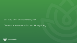 Metanoia - Case Study - Chinese International School, Hong Kong - Feb 2022
