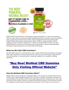 BioHeal CBD Gummies Reviews Update MARCH 2024
