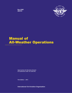 manual of all weather operation