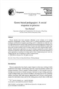 'Genre-based-pedagogies-a-social-response-to-process'Hyland-ken