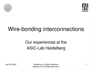 Wire-bonding Interconnections Slides