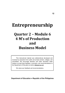 Entrep12 Q2 Mod6 4Ms-of-Production-and-Business-Model v2