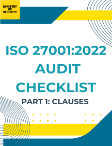 ISO 27001-2022 CHECKLIST - ALL 4 PARTS