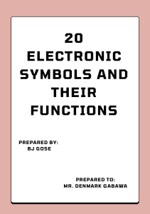 20 Electronic Symbols 