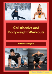 3. Calisthenics and Bodyweight Workouts Author Martin Gallagher