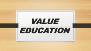 Value education