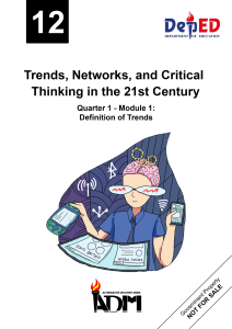 TNCT2C - M1 'Definition of Trends'