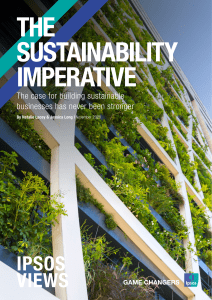 The Sustainability Imperative