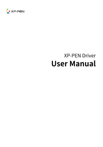 XP-PEN New UI Driver Manual V1.2(English)
