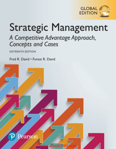 DAVID - Strategic Management - Concepts and Cases - A Competitive Advantage Approach