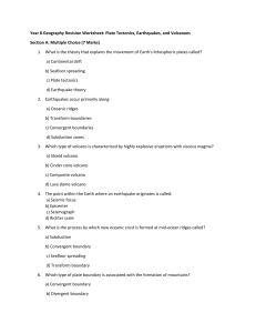 Year 8 Geography Revision Worksheet