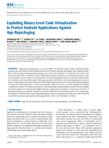 Exploiting Binary-Level Code Virtualization to Pro