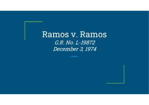 Ramos v Ramos