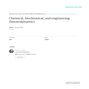 Chemical biochemical and engineering the