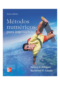 Métodos Numéricos para Ingenieros - Steven C. Chapra, Raymond P. Canale - 6ta Edición