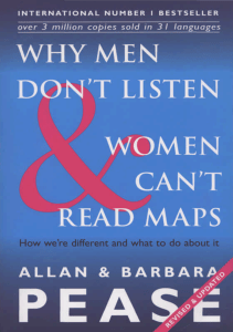 Why Men Don't Listen and Women Can't Read Maps ( PDFDrive )