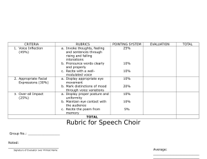 pdfcoffee.com rubrics-for-speech-choir-pdf-free