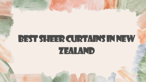Best Sheer Curtains In New Zealand (1)