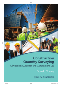 Construction Quantity Surveying: A Practical Guide