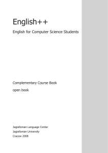 English for Computer Science Students