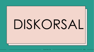 DISKORSAL