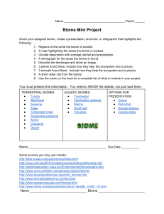 Biome Mini Project (1)