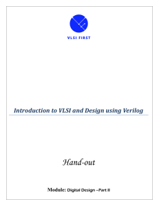 VLSI Training Handout-Digital 2