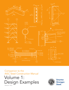 AISC Steel Construction Manual Vol. 1 Ver. 16.0